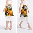 thumbnail image 4 of Tangerine Women's Chiffon Beach Dresses Summer Dress with Polyester Straps, 4 of 6