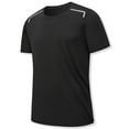 thumbnail image 2 of BADHUB Big & Tall Workout T Shirts for Men Short Sleeve Quick Dry Performance Tee Shirt Lightweight Crew Neck Summer Athletic Tops Black M, 2 of 7