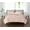 Peach Blush, variant on Cannon Heritage 100% Microfiber Polyester Sage Green 3-Piece Full/Queen Comforter Set, Solid Casual themed, Adult Bedding, OEKO-TEX Certified