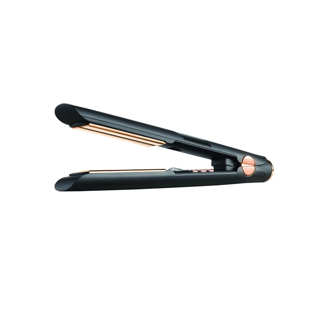 SUTRA Professional Flat Iron | Ionic Infrared, 1-inch Rose Gold Titanium Plate - Hair Straightener with Adjustable Digital Temperature, Auto Shut Off, Swivel Cord
