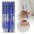 thumbnail image 2 of 12 Pack Retractable Erasable Gel Pens, Fine Point 0.5 Mm, Make Mistakes Disappear, Black Or Blue Pens for Writing, Journaling and Crossword Puzzles(Dark Blue), 2 of 9
