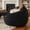 Cord Fur Black, variant on Luna 5 Foot X-Large Bean Bag Chair – Oversized Foam Lounger for Adults & Kids, Plush Corded Faux Fur, Taupe