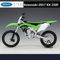 thumbnail image 3 of Welly 1:10 Kawasaki 2017 KX 250F Alloy Motorcycle Model High Simulation Diecast Metal Motorcycle Model Collection Children Gifts, 3 of 6