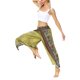 thumbnail image 2 of VISgogo Pantalones de pierna ancha de verano para mujer, pantalones sueltos sueltos de tiro medio con estampado bohemio con divisiones para yoga, playa, vacaciones VISgogo  moda, 2 of 7