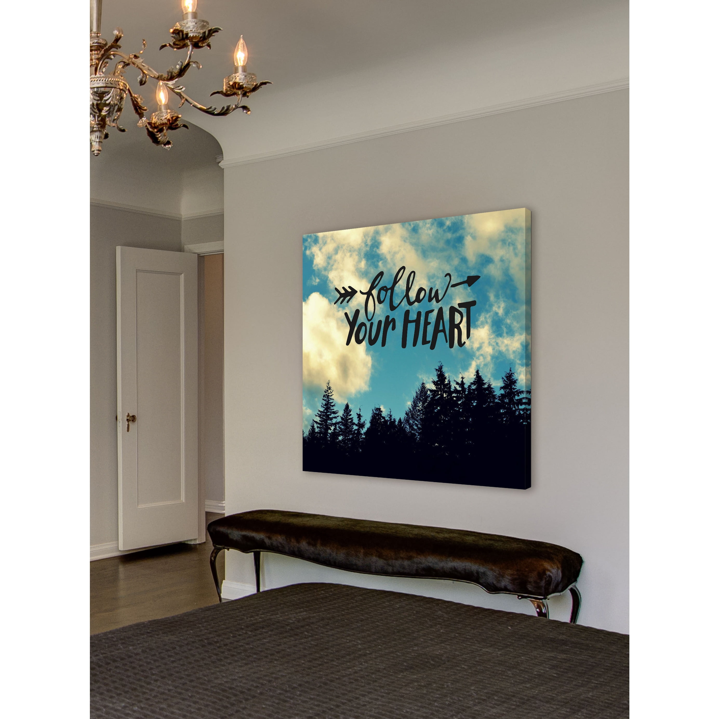 Marmont Hill "Follow Your Heart" by Robert Dickinson Painting Print on Canvas