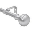 thumbnail image 3 of UTOPIA ALLEY Wall Mounted 5/8 Inch Curtain Rod - Curtain Rods For Windows 86 to 120 Inch, Adjustable Drapery Rods, Nickel Curtain Rods, Bedroom Curtain Rods, Tapestry Poles (Nickel, 86"-120"), 3 of 9
