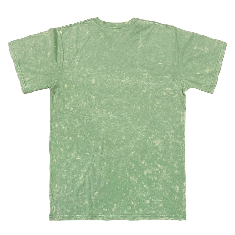 Green acid wash best sale shirt