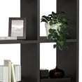 thumbnail image 3 of Librero organizador MORU LUMINA Negro estante modular para libros Mueble organizador multiusos, 3 of 8