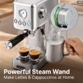 thumbnail image 4 of Máquina de espresso Zulay Kitchen 20 bar 1350W plateada, 4 of 9