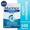 thumbnail image 3 of Mucinex 12 Hour Expectorant, OTC Medicine for Excess Mucus Relief, Chest Congestion, 100 Tablets, 3 of 11