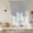 Light Gray White, variant on White Dandelion Tie Up Curtains 45 Inches Long, Kitchen Window Curtains Over Sink, Spring Flowers Plants Vintage Gray Wood Small Window Curtains Shade Balloon Curtains Valances for Bedroom 34"x45"