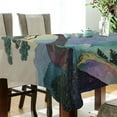 thumbnail image 5 of Yayeee Tablecloths 54" x 72" Rectangle Wrinkle Resistant Party Table Cover, Pine Tree Rainbow, 5 of 8