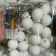 thumbnail image 4 of Decoraciones navideñas, 24 bolas navideñas blancas de 10 ml para manualidades, ideales para decorar el árbol de Navidad. Irrompibles, perfectas para fiestas navideñas. Incluye colgante., 4 of 8
