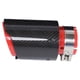 thumbnail image 1 of Punta de Escape ANGGREK Tubo de Escape Universal Rojo de Fibra de Carbono 2,5 pulgadas, 1 of 8
