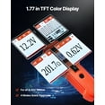 thumbnail image 4 of VEVOR Automotive Circuit Tester, 8 - 35 DCV Power Circuit Probe Tester with TFT Color Display and Lighting, Automotive Power Tester Probe with 13 ft / 4 m Cable, ABS Shell Electrical Detector Finder, 4 of 9