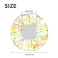 thumbnail image 6 of Kdxio Lemon Potatoes Print Shower Cap for Women,Elastic and Reusable,Double Waterproof Layers Bathing Hat, 6 of 9