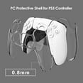 thumbnail image 3 of Funda transparente transparente para PC, funda protectora para PS5 DualSense Controller, 3 of 7