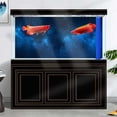 thumbnail image 2 of 24X12IN, Starry Aquarium Background, Art Starry Fish Tank Decorations Background, with 8 EVA Double-Sided Tape, 2 of 6