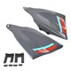 thumbnail image 1 of Conjunto de panel lateral de relleno de motocicleta, de decoración Conjunto antichoque apto para Reemplazo directo rojo gris oscuro kusrkot Cubierta protectora, 1 of 7