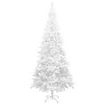 thumbnail image 2 of vidaXL Artificial Pre-lit Christmas Tree with Ball Set L 240 cm White, 2 of 5
