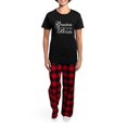 thumbnail image 4 of CafePress - Grandma Of The Bride Pajamas - Women's Short Sleeve Print T-Shirt and Pants Dark Cotton Pajama Set, 4 of 7