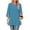*Light Blue, variant on VBVC Women's 3/4 Sleeve Crew Neck Tunic Top , Ladies' Fall Winter Work Blouse , Basic Stretchy Long Shirt For Women, *Red , Large