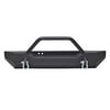 Paramount Restyling 51-0018 Black Front Heavy Duty Rock Crawler Bumper (Jeep Wrangler YJ/TJ)
