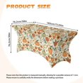 thumbnail image 7 of TSOVTHRID Pumpkin Sunflower Floral Print Table Covers for 6 Foot Tables, Stretch Table Cloth 6ft Wrinkle Resistant Fall Tablecloths for Wedding, Banquets, Party Autumn Decor, 7 of 7