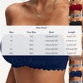 thumbnail image 3 of Admvng Women's Lace Strapless Bra Wireless Seamless Push Up Bra, 3 of 7