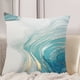 thumbnail image 5 of Funda de almohada abstracta con patrón de tinta verde, 5 of 5