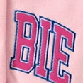 thumbnail image 5 of Barbie Girls Pink Fleece Bomber Jacket Kids Graphic Baseball Coat Varsity Jacket Warm Fall Sweatshirt Outerwear Sizes 3-10, 5 of 10