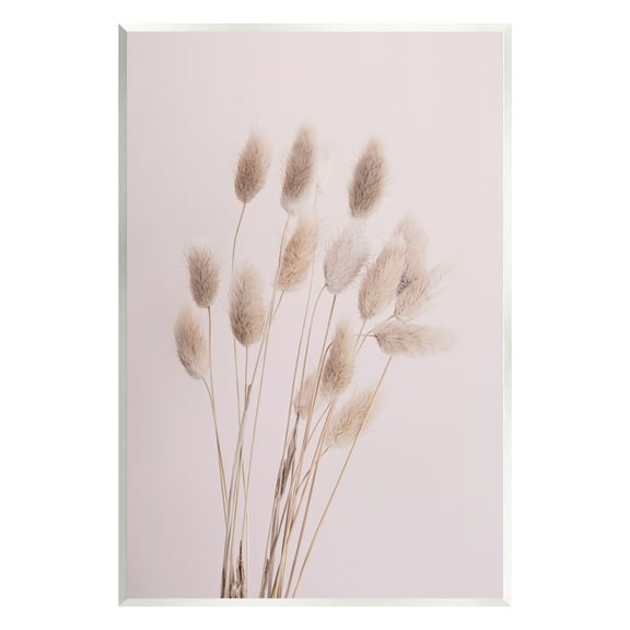 Stupell Industries Soft Pink Reed Sprigs Botanical & Floral Photography Unframed Art Print Wall Art, 10 x 15