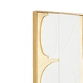 thumbnail image 5 of 30" x 39" Geometric Shape Abstract Framed Wall Art with Gold Accents, by DecMode, 5 of 9