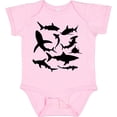 thumbnail image 3 of Inktastic School of Sharks Boys or Girls Baby Bodysuit, 3 of 5