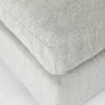 thumbnail image 6 of HomeRoots 394239 Fabric Covered Ottoman, Light Gray - Full Size, 6 of 9
