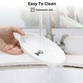 thumbnail image 5 of Cat Food Bowls, 2Pcs Cat Feeding Plates with 2 Non-Slip Silicone Mats, Whisker Stress Free Cat Bowls Wide & Shallow, Wet & Dry Food Dishes for Cats, Puppies, Dishwasher Safe, 5 of 10
