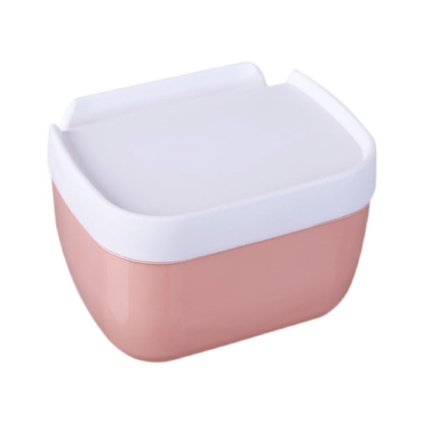 Bewildely Caja porta toallas de papel, organizador autoadhesivo multifuncional sin perforaciones, estantes de almacenamiento ligeros y estables, Almacenamiento y organización del hogar