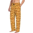 thumbnail image 6 of Sigee Hot Dogs print Men's Pajama Pants Lounge Sleep Bottoms with Elastic Waistband and Pockets-Large, 6 of 6