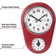 thumbnail image 3 of Reloj de pared con temporizador de cocina retro, rojo, vintage, silencioso, para el hogar. p20241126875, 3 of 5