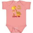 thumbnail image 3 of Inktastic My Aunt Loves Me Giraffe Boys or Girls Baby Bodysuit, 3 of 5