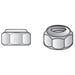 180156 Lock Nut, 7/16-14, Coarse Thread, Nylon Insert, Zinc-Plated Steel, 50-Pk. - Quantity 1
