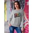 thumbnail image 2 of Proud Ally Colorful Banner Sweatshirt Women -Smartprints Designs, Female 4X-Large, 2 of 4