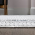 thumbnail image 6 of JONATHAN Y CARMEL 2 x 8 Runner Rug, Athens Border Marble Pattern - Silver/Blue, CAR102B-28, 6 of 6