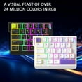 thumbnail image 2 of M30 HE Wired Magnetic-Switch Gaming Keyboard, 30% Compact Layout, 8K Returns, RGB Backlit, Wired Connection, 0.1ms Ultra-Low-Latency, E-Sport Gaming Accessories Pc Accessories (Style B), 2 of 7