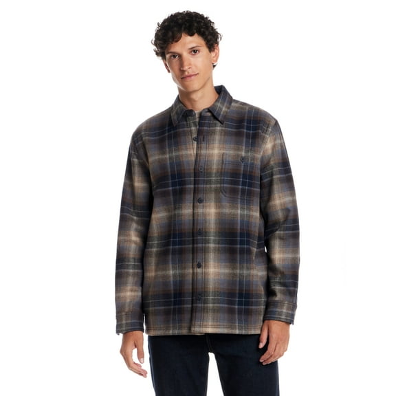 Frontier Threads Men's Long Sleeve Flannel Plaid Shirt Jacket