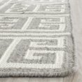 thumbnail image 2 of Safavieh Dhurries Grey Contemporary Rug - Round 7', 2 of 4