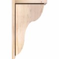 thumbnail image 3 of 7 1/2"W x 12"D x 20"H Carmel Smooth Corbel w/Backplate, Douglas Fir, 3 of 9