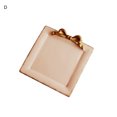 thumbnail image 2 of Visland Elegant Bowknot Decor Candle Holder Tray Beautiful Bright-colored Resin Candle Base Tray Household Supplies, 2 of 8
