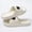 White, variant on WAVSUF Women's Platform Slippers, Waterproof Slide On Lightweight Indoor Bathroom Shower Shoes White 3.5-5
