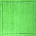 thumbnail image 1 of Ahgly Company Indoor Square Oriental Green Industrial Area Rugs, 5' Square, 1 of 4